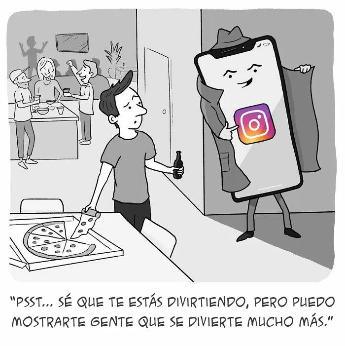Este artista ataca a nuestra sociedad con 15 ingeniosos cómics