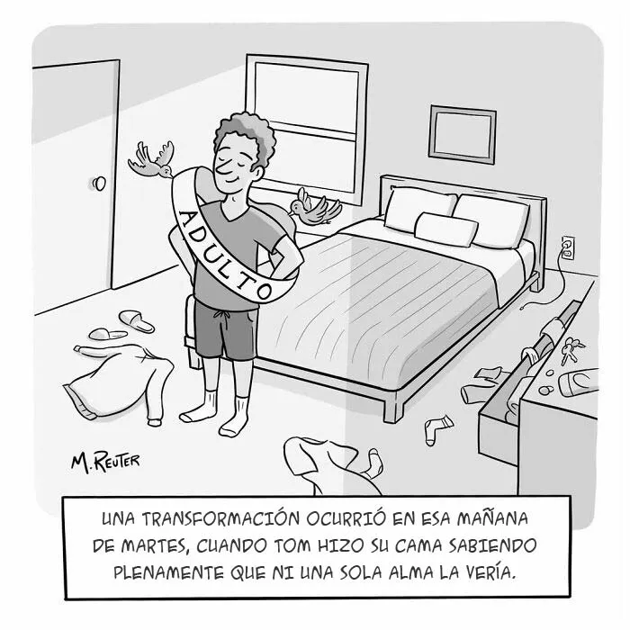 Este artista ataca a nuestra sociedad con 15 ingeniosos cómics