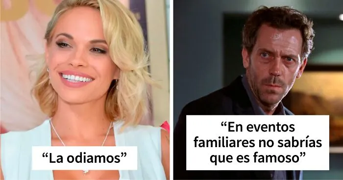 25 Supuestos familiares de celebridades cuentan como son en las reuniones familiares