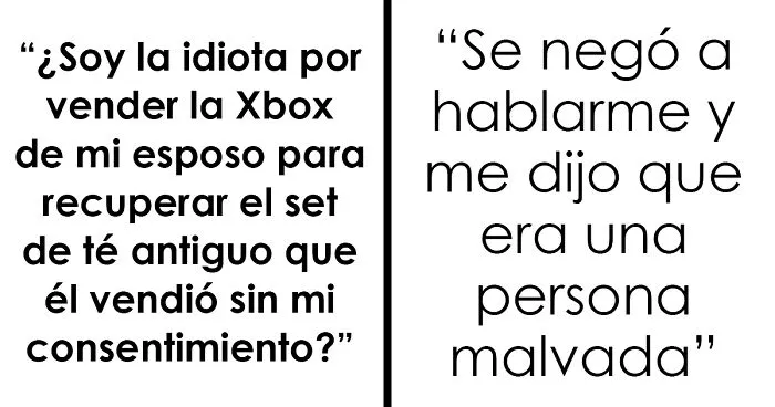 Este esposo vendió el juego de té antiguo de su esposa por 300$ con una excusa, y ella vendió la Xbox de él para recuperarlo