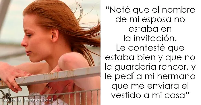 La invitación de bodas de esta mujer fue anulada, por lo que se llevó el vestido que prometió prestar a la novia