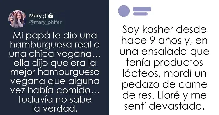 A esta vegana le dieron una hamburguesa real sin que lo supiera, y su experiencia generó una discusión importante