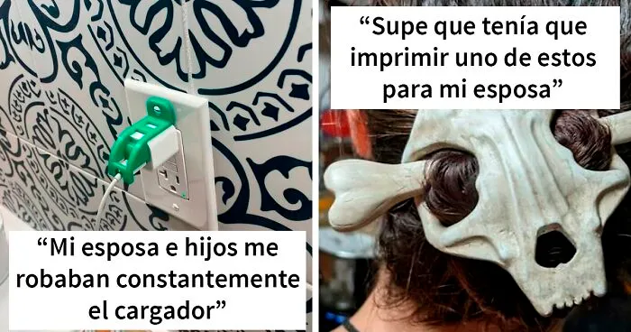 Estas personas consiguieron que sus ideas cobraran vida con una impresora 3D (20 creaciones)