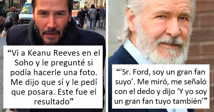 20 Celebridades tan geniales que le alegraron el día a alguien
