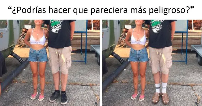 Vuelve el troll del Photoshop que se toma las peticiones muy literalmente, y el resultado es divertidísimo (16 fotos)