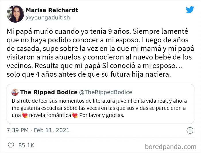 Estas personas comparten historias románticas que ocurrieron en la vida real, y son dignas de una novela