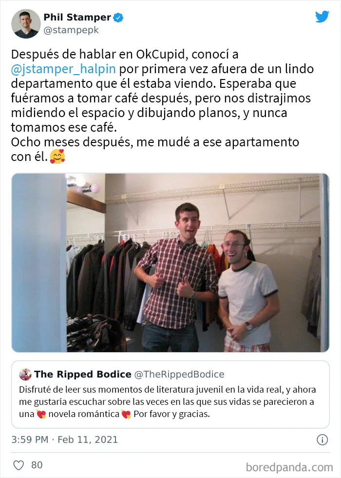 Estas personas comparten historias románticas que ocurrieron en la vida real, y son dignas de una novela
