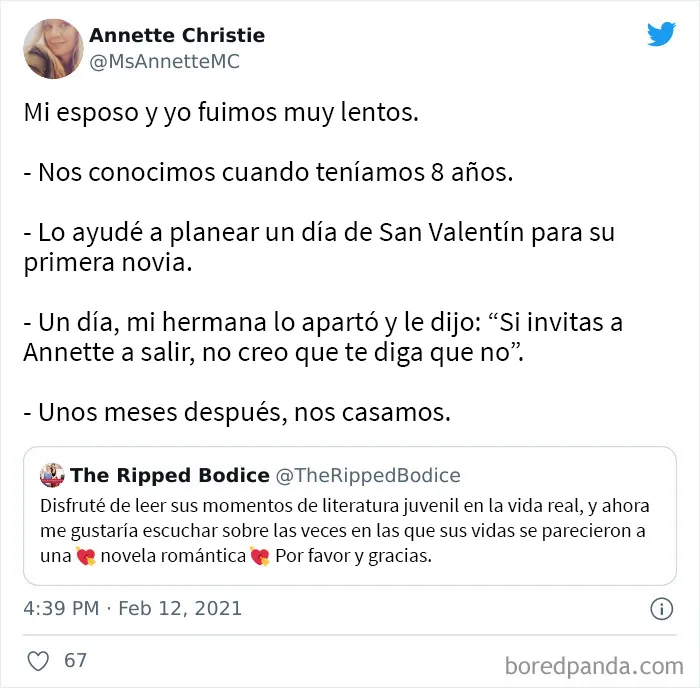 Estas personas comparten historias románticas que ocurrieron en la vida real, y son dignas de una novela