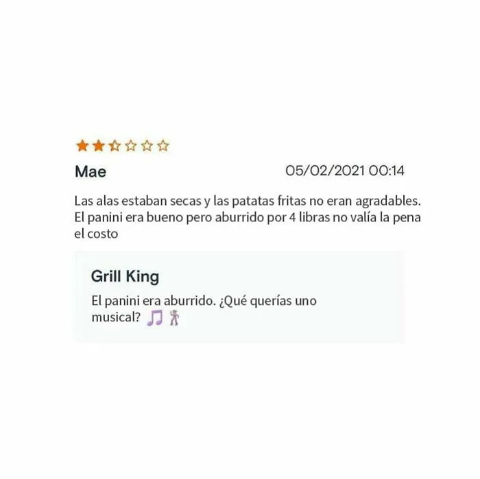 18 Restaurantes que dejaron divertidas respuestas bajo las malas críticas, compartidas en este instagram