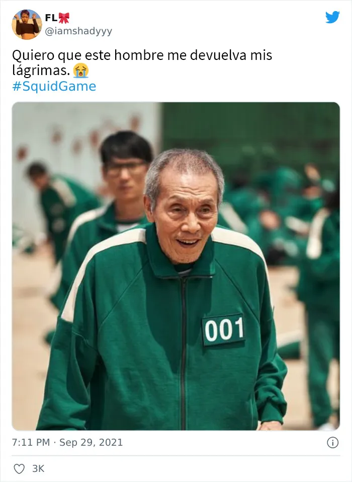 La gente no se cansa de la serie de Netflix “El juego del calamar” y aquí tienes 25 memes y bromas que lo demuestran