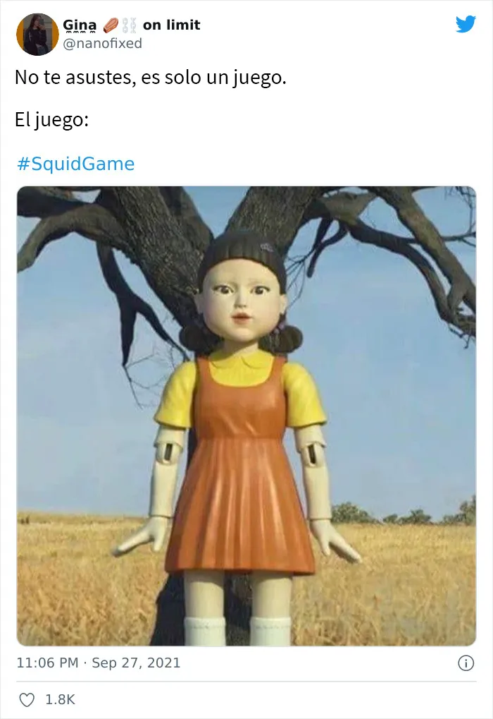 La gente no se cansa de la serie de Netflix “El juego del calamar” y aquí tienes 25 memes y bromas que lo demuestran