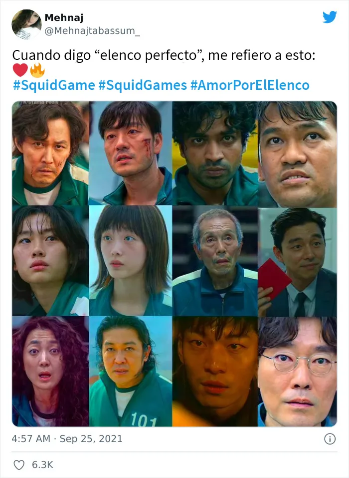 La gente no se cansa de la serie de Netflix “El juego del calamar” y aquí tienes 25 memes y bromas que lo demuestran