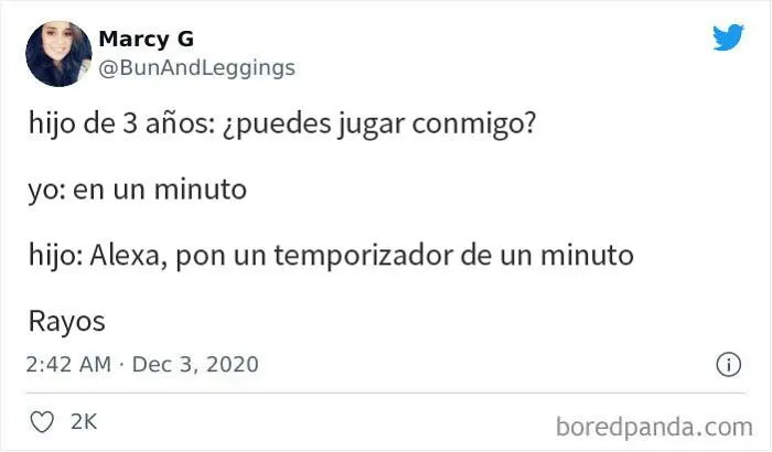 20 Divertidos tuits de padres sobre cómo criar a sus hijos en la época de Alexa y Siri