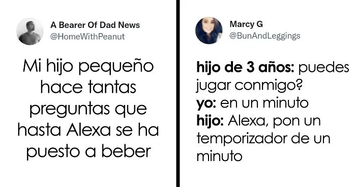 20 Divertidos tuits de padres sobre cómo criar a sus hijos en la época de Alexa y Siri