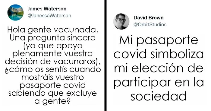Este hombre pregunta a los vacunados cómo se sienten al "excluir" a los no vacunados, y 20 personas dan respuestas sinceras