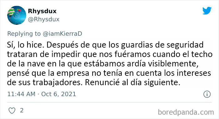 20 Personas que renunciaron a su trabajo sin tener nada planeado comparten lo que sucedió