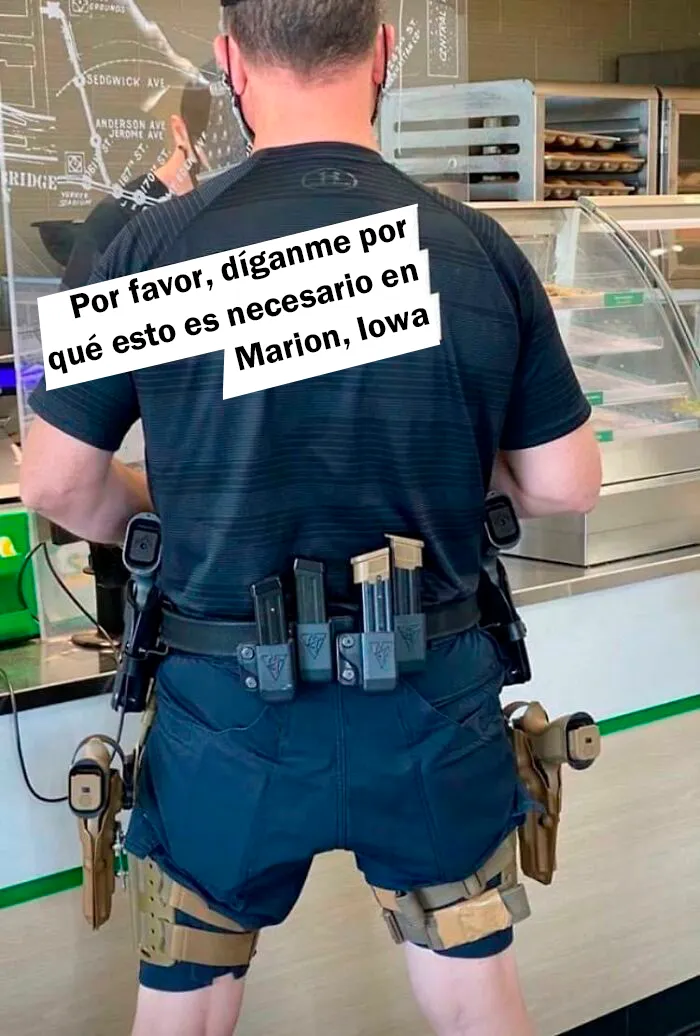 Nunca se sabe lo que puede pasar en una tienda de sándwiches de Subway