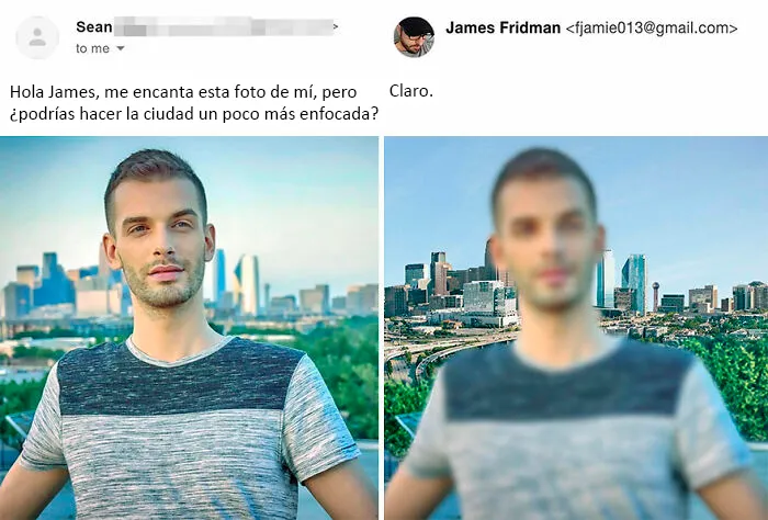 Vuelve el troll del Photoshop que se toma las peticiones muy literalmente, y el resultado es divertidísimo (16 fotos)