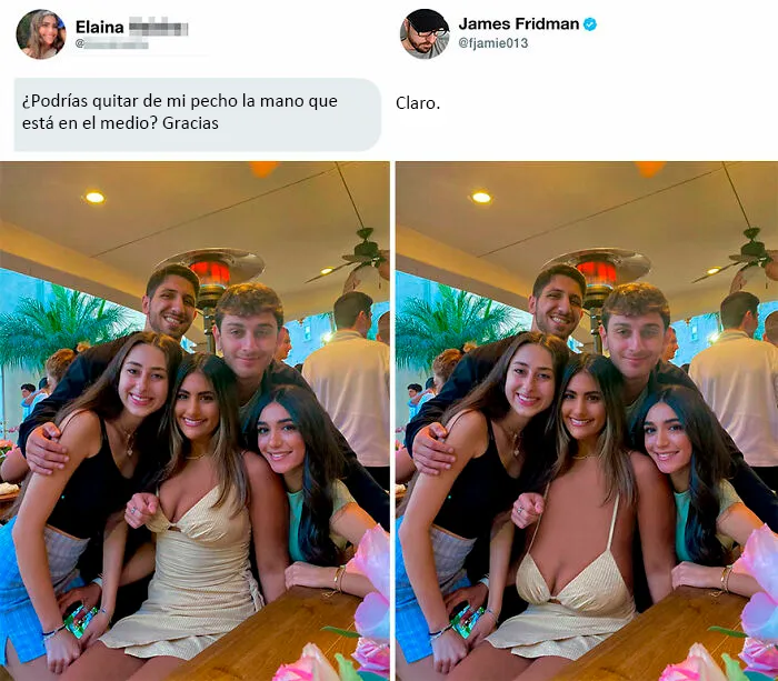 Vuelve el troll del Photoshop que se toma las peticiones muy literalmente, y el resultado es divertidísimo (16 fotos)