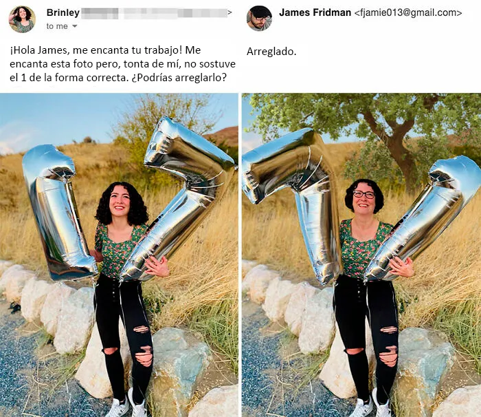 Vuelve el troll del Photoshop que se toma las peticiones muy literalmente, y el resultado es divertidísimo (16 fotos)
