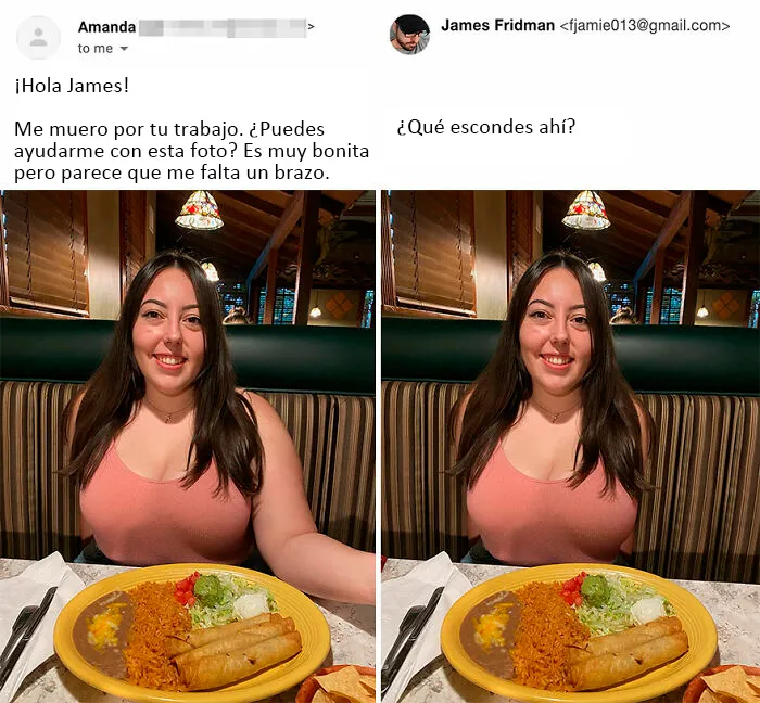 Vuelve el troll del Photoshop que se toma las peticiones muy literalmente, y el resultado es divertidísimo (16 fotos)