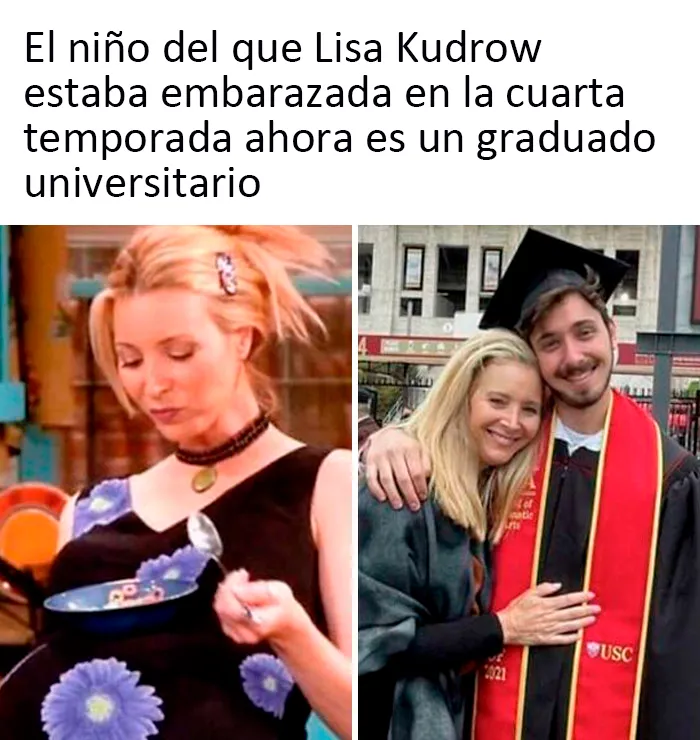 El hijo de Phoebe ahora es un graduado universitario