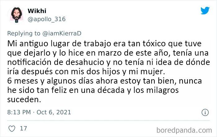 20 Personas que renunciaron a su trabajo sin tener nada planeado comparten lo que sucedió