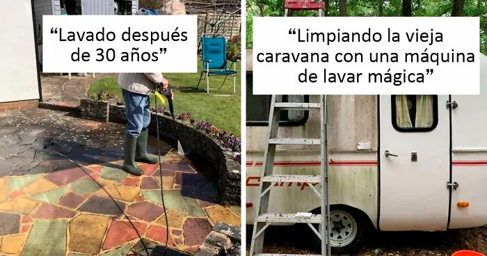 40 Personas que lavaron cosas a presión y los resultados fueron tan satisfactorios que tuvieron que compartirlos (nuevas fotos)