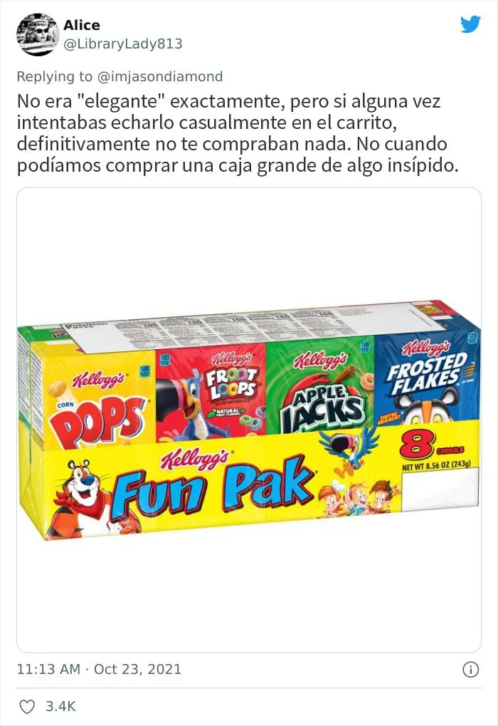 La gente comparte en Internet los alimentos que les parecían "elegantes" cuando eran niños, pero no ahora que son adultos (20 alimentos)
