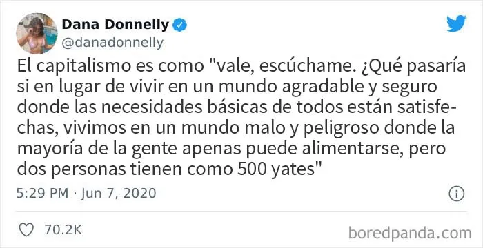 Menos yates y más gente que se pueda permitir un techo y comer