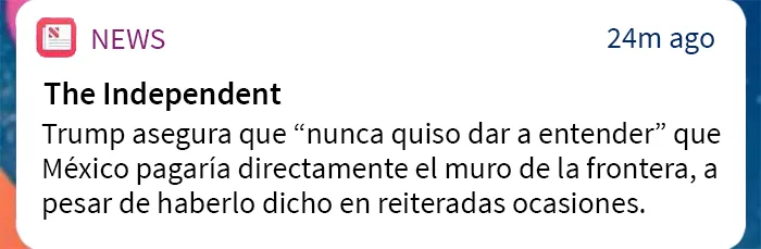 “No quise dar a entender que en realidad México  lo pagaría” - Trump, seguramente