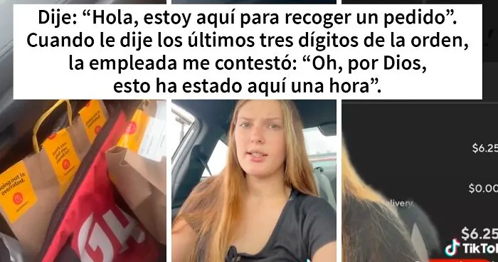 Esta repartidora de DoorDash reveló cómo afectan las propinas en la hora de entrega de un pedido de comida, y mostró una orden de McDonald’s que tardó 1 hora en ser recogida