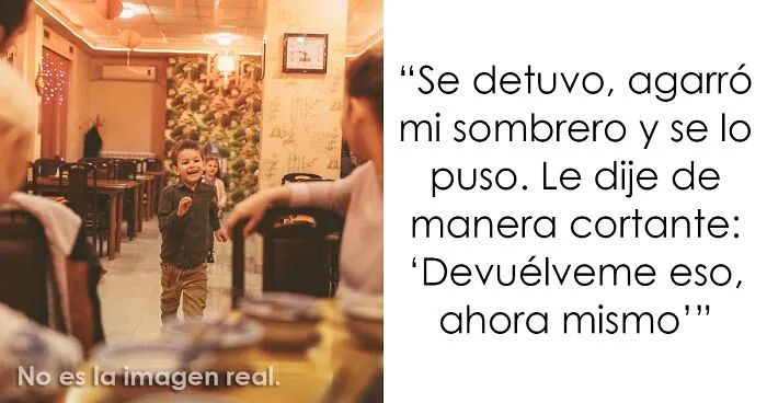 Esta mujer regañó a un niño molesto que toqueteaba sus cosas en un restaurante, y la madre del niño la confrontó