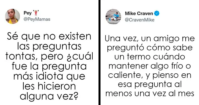 Estas personas compartieron las 20 preguntas más estúpidas que les hicieron y que los dejaron perplejos