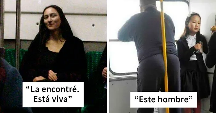 40 Personas que vieron cosas tan raras en el metro que tuvieron que hacer una foto (Nuevas imágenes)