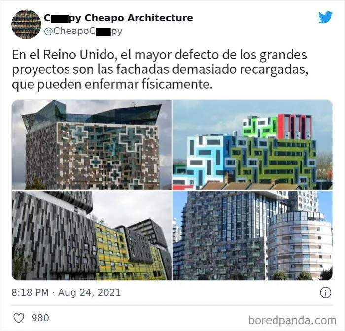 20 Arquitectos que fracasaron en su trabajo, compartidos en Twitter