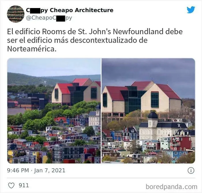 20 Arquitectos que fracasaron en su trabajo, compartidos en Twitter