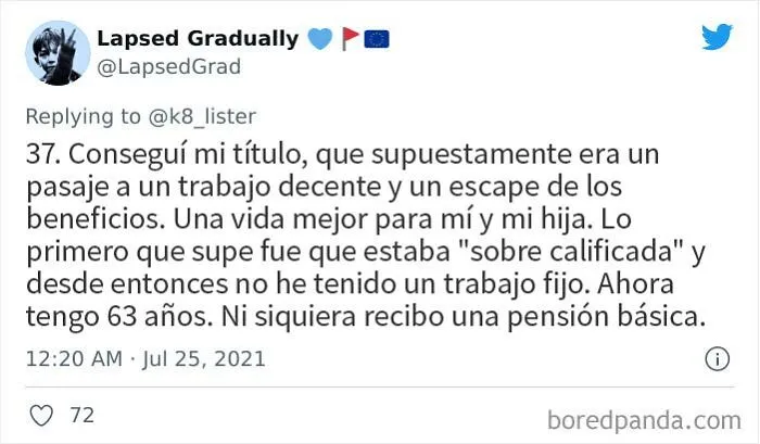 20 Personas cuentan en Twitter el momento en el que se arrepintieron de su plan original de ser amables y trabajar duro