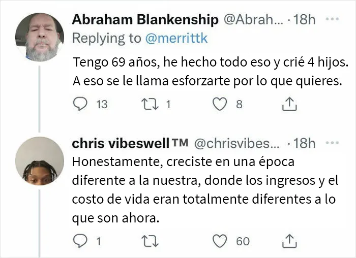 "¿Cómo consigue la gente tener tiempo para vivir trabajando a tiempo completo?": 18 Respuestas de tuiteros