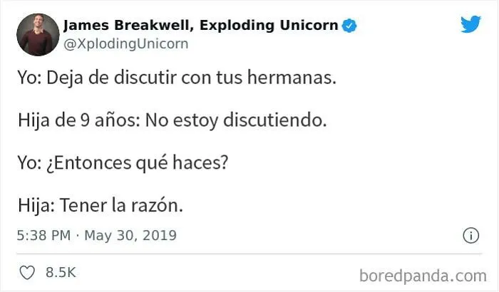 Este famoso padre sigue tuiteando divertidas conversaciones con sus hijas, y aquí están 20 de las mejores (nuevos tuits)