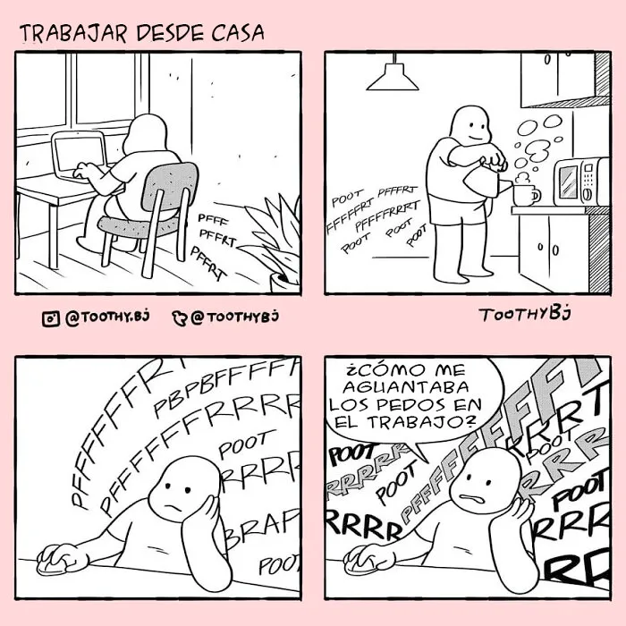 Si tienes un sentido del humor bastante negro, seguramente disfrutes de estos 10 retorcidos cómics de ToothyBj