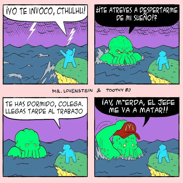 Si tienes un sentido del humor bastante negro, seguramente disfrutes de estos 10 retorcidos cómics de ToothyBj