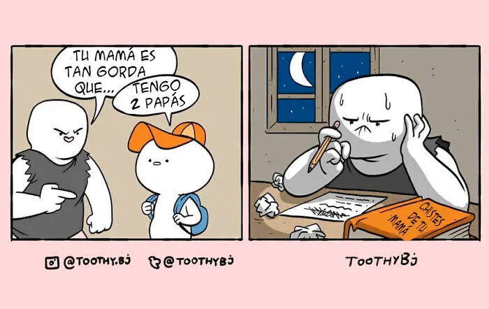Si tienes un sentido del humor bastante negro, seguramente disfrutes de estos 10 retorcidos cómics de ToothyBj