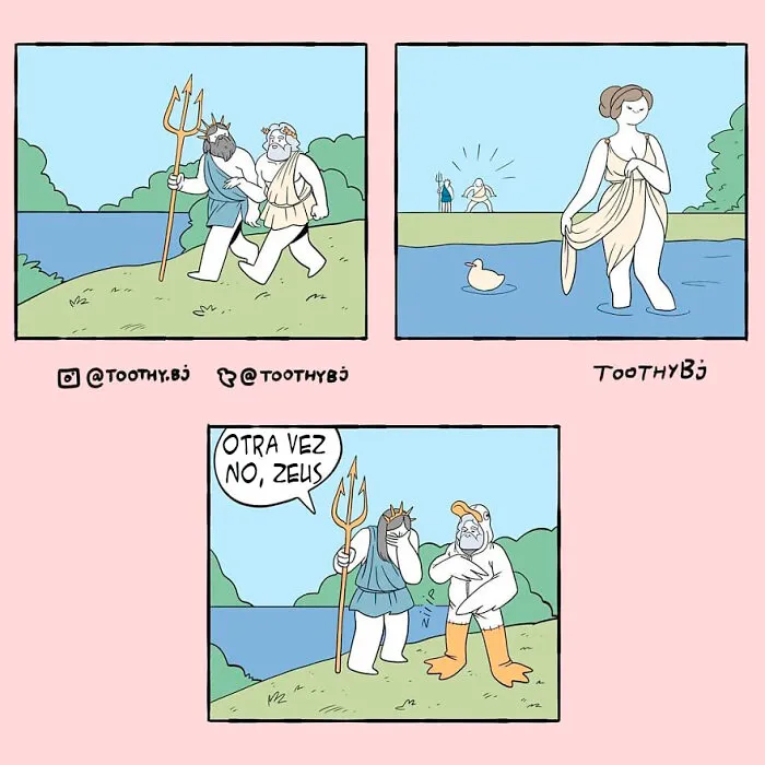 Si tienes un sentido del humor bastante negro, seguramente disfrutes de estos 10 retorcidos cómics de ToothyBj