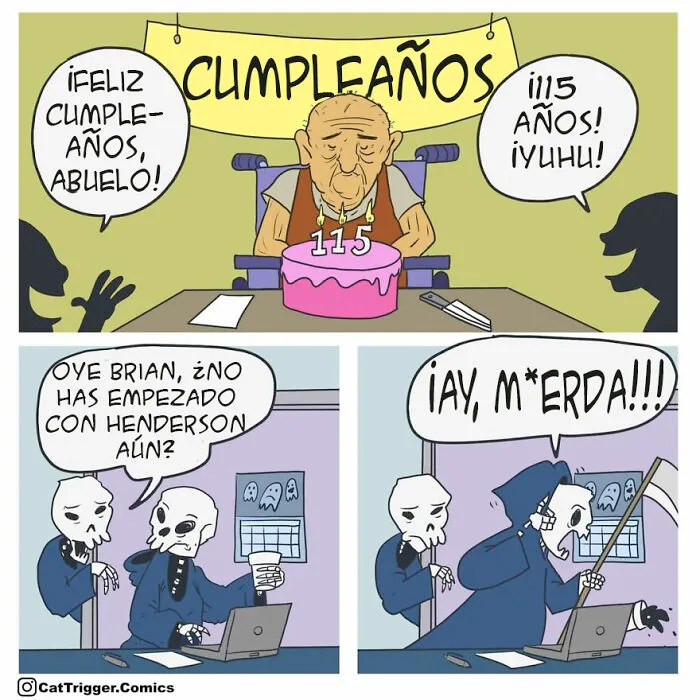 10 Cómics tan divertidos como retorcidos, creados por "Cat Trigger"