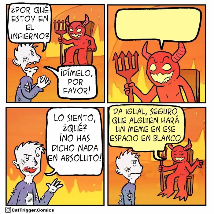 10 Cómics tan divertidos como retorcidos, creados por "Cat Trigger"