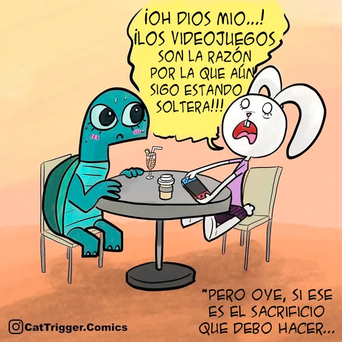 10 Cómics tan divertidos como retorcidos, creados por "Cat Trigger"