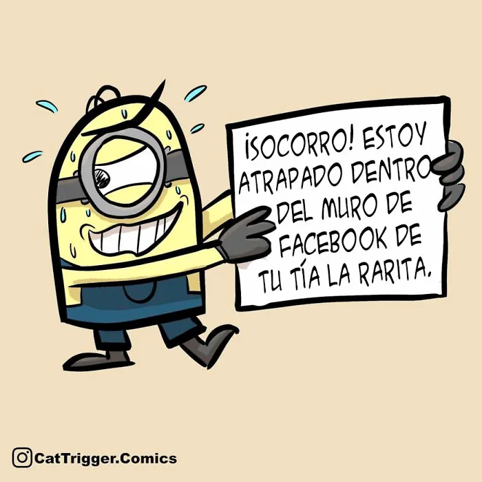 10 Cómics tan divertidos como retorcidos, creados por "Cat Trigger"