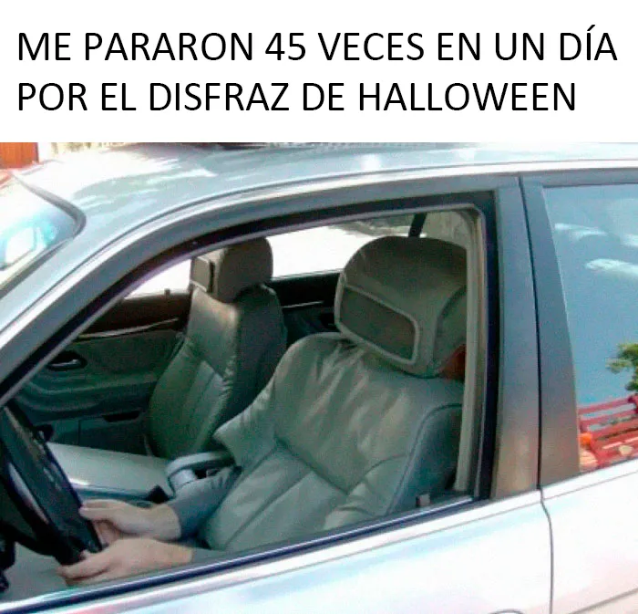 El hombre del asiento de coche, el desctructor de autos