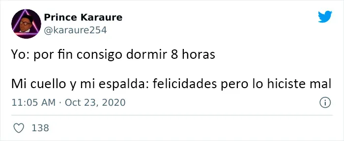 Buenas noches, amigos. Intentad dormir correctamente